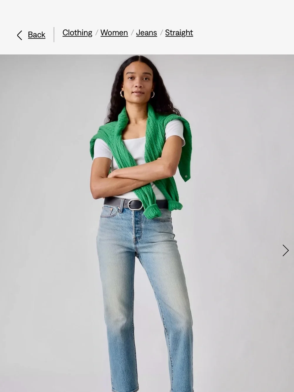 Levi’s Wedgie straight jeans